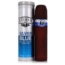 Cuba Silver Blue Eau De Toilette Spray By Fragluxe