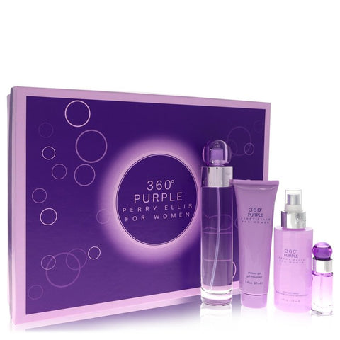 Perry Ellis 360 Purple Gift Set By Perry Ellis