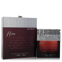 R U Serious Him Eau De Parfum Spray By Rue Broca