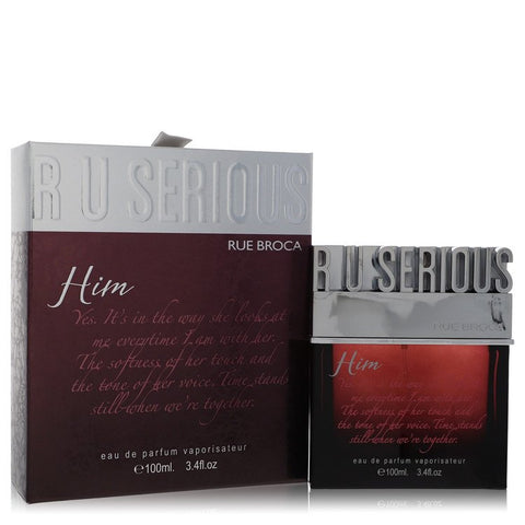 R U Serious Him Eau De Parfum Spray By Rue Broca