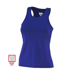 Ladies Poly/Spandex Solid Racerback Tank