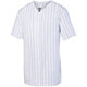 Pinstripe Full Button Baseball Jersey