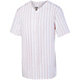 Pinstripe Full Button Baseball Jersey