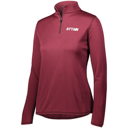 Ladies Attain 1/4 Zip Pullover