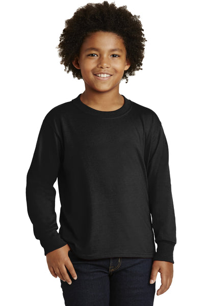 JERZEES® Youth Dri-Power®  Active 50/50 Cotton/Poly Long Sleeve T-Shirt. 29BL