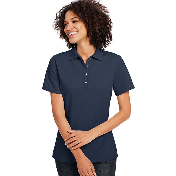 Hanes Women's X-Temp w/Fresh IQ Pique Polo