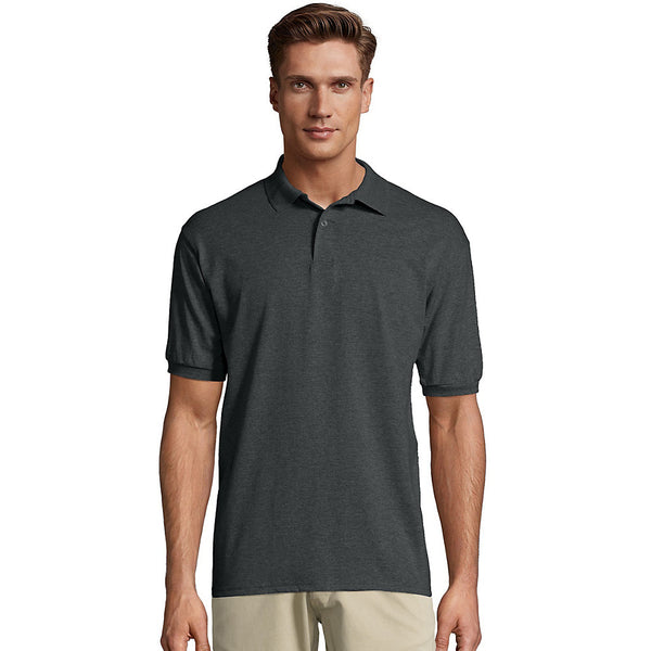 Hanes Men's Cotton-Blend EcoSmart&reg; Jersey Polo