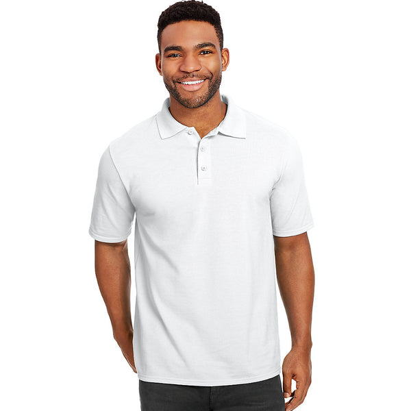 Hanes Men's X-Temp w/Fresh IQ Pique Polo