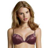 Maidenform&reg; Comfort Devotion&reg; Embellished Plunge Push-Up Bra