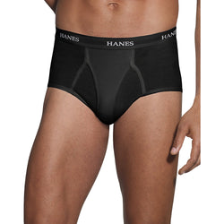 Hanes Ultimate Men's TAGLESS&reg; No Ride Up Briefs with Comfort Flex&reg; Waistband Black/Grey 7-Pack