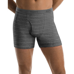 Hanes Men's TAGLESS&reg; Ultimate Fashion Stripe Boxer Briefs with Comfort Flex&reg; Waistband 5-Pack