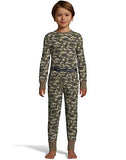 Hanes Boys' Waffle Knit Thermal Camo Set