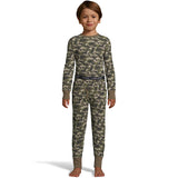 Hanes Boys' Waffle Knit Thermal Camo Set