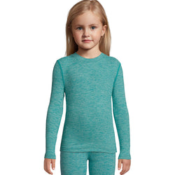 Hanes Girls' Space Dye Crewneck