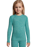 Hanes Girls' Space Dye Crewneck