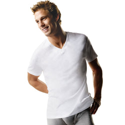 Hanes ComfortSoft&reg; TAGLESS&reg; Men's Big & Tall V-Neck Undershirt 3-Pack