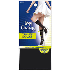 L'eggs&reg; Energy Collection Trouser Socks 2-Pack