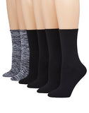 Hanes&reg; ComfortBlend&reg; Women's Crew Socks 6-Pack