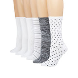 Hanes&reg; ComfortBlend&reg; Women's Crew Socks 6-Pack