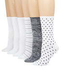 Hanes&reg; ComfortBlend&reg; Women's Crew Socks 6-Pack