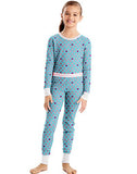 Hanes X-Temp&#153; Girls' Organic Cotton Printed Thermal Set