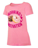 Hanes Girls' Morning Motivation Peplum Tee