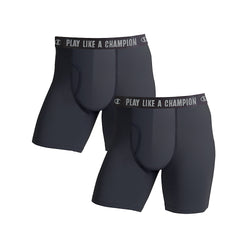 Champion Men's Ultra Lightweight Regular Leg Boxer Brief 2-Pack