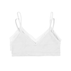 Hanes Girls' Cami Strap Wirefree Bra 2-Pack