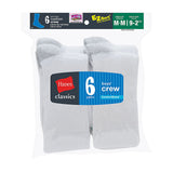 Hanes Classics Boys' Crew EZ Sort Socks 6-Pk