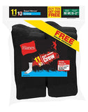 Hanes EZ-Sort&reg; Boys' Crew Socks 11-Pack (Includes 1 Free Bonus Pair)