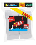 Hanes EZ-Sort&reg; Boys' Crew Socks 11-Pack (Includes 1 Free Bonus Pair)