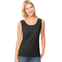 Hanes Women's Mini-Ribbed Cotton Tank