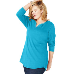 JMS Lightweight Split Neck Tunic