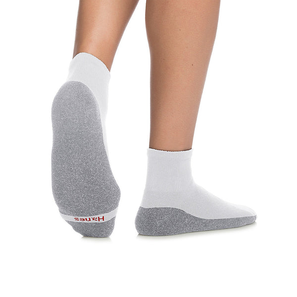 Hanes Men's FreshIQ ComfortBlend No Show Socks 6pk White (Size 6
