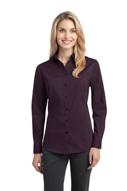 Port Authority® Ladies Stretch Poplin Shirt. L646