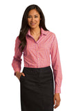 Port Authority® Ladies Long Sleeve Gingham Easy Care Shirt. L654