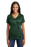 Sport-Tek® Ladies CamoHex V-Neck Tee. LST370