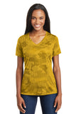 Sport-Tek® Ladies CamoHex V-Neck Tee. LST370